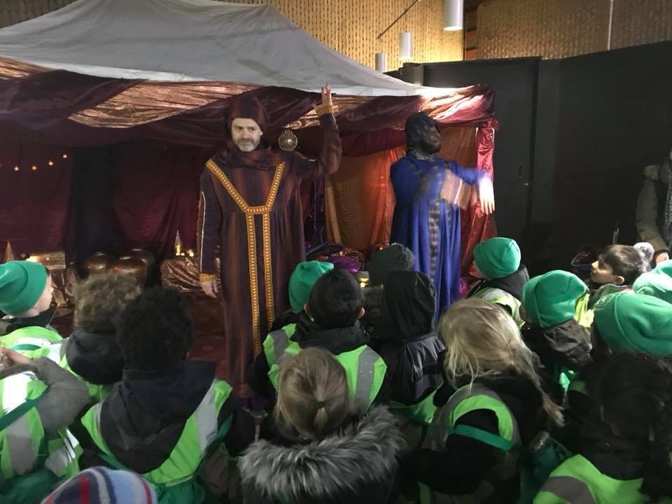Genesis Class visit the Living Nativity!